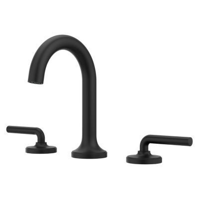 Pfister Matte Black 2-handle 8" Widespread Bathroom Faucet LG49-TNT3B
