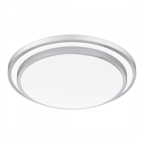 Quoizel IVG1616BRA Irving Flushmount led brushed aluminum Semi-Flush Mount