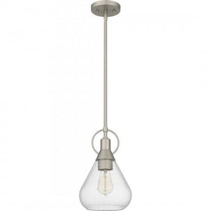 Quoizel QPP6187BN Quoizel Piccolo Pendant Mini pendant 1 light brushed nickel Mini Pendant