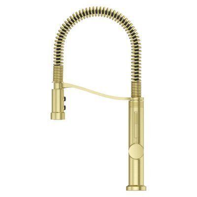 Pfister Brushed Gold Culinary Kitchen Faucet GT529-BRUBG