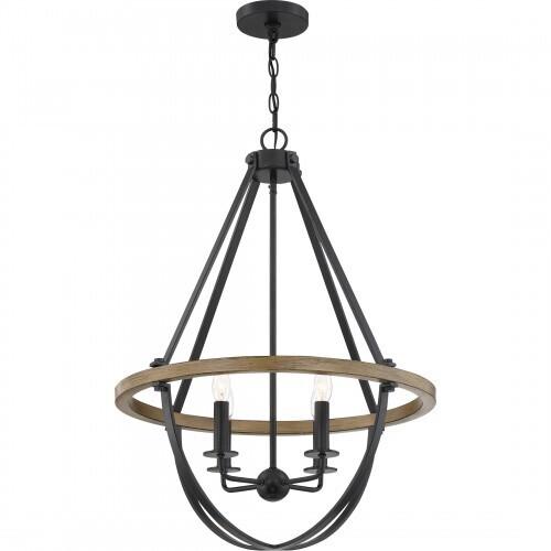 Quoizel BRL2823EK Bartlett Pendant 4 light earth black Pendant