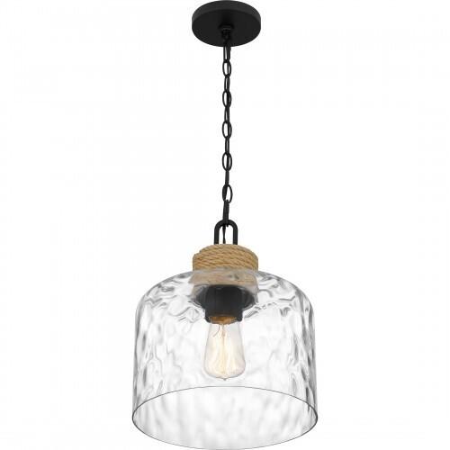 Quoizel BTC1512MBK Baltic Mini pendant 1 light matte black Mini Pendant