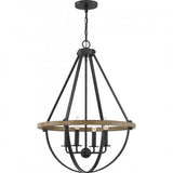 Quoizel BRL2823EK Bartlett Pendant 4 light earth black Pendant