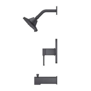 Pfister Black Deckard 1-handle Tub & Shower, Trim Only LG89-8DAB