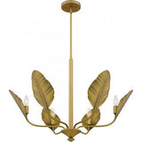 Quoizel BAY5028AB Bayley Chandelier 6 lights aged brass Chandelier