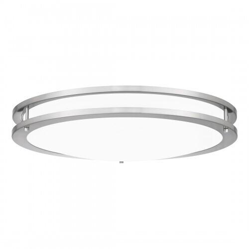 Quoizel EUC1624BN Euclid Flushmount led brushed nickel Semi-Flush Mount