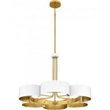 Quoizel BSM5028W Balsam Chandelier 6 lights white Chandelier