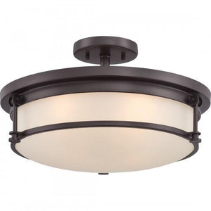 Quoizel SLR1716WT Sailor Semi  flush  16" westrn brnz Semi-Flush Mount