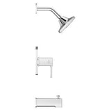 Deckard 1-Handle Tub & Shower Trim in Polished Chrome