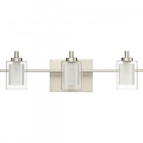 Quoizel KLT8603BNLED Kolt Led bath  fixture 3 light brsh nikl Bath Light
