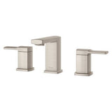 Deckard 2-Handle 8" Widespread Bathroom Faucet in Brushed Nickel