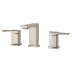 Pfister Brushed Nickel 2-handle 8" Widespread Bathroom Faucet LG49-DAPK