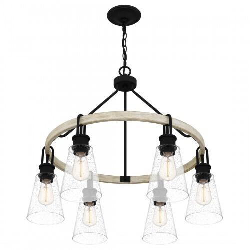 Quoizel KGB5029EK Kingsbridge Chandelier 6 lights earth black Chandelier