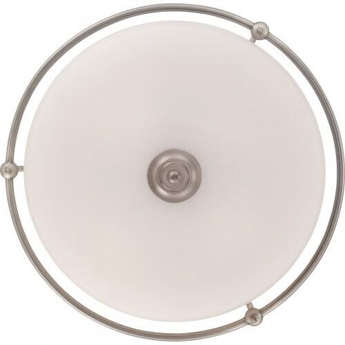 Quoizel GF1621AN Griffin Flush mount antq nikl  21"d Flush Mount