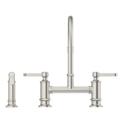 Pfister Stainless Steel 2-handle Kitchen Faucet LG31-TDS