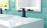 Deckard Single Control 4" Centerset Bathroom Faucet in Matte Black