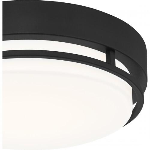 Quoizel HAL1612EK Hale Flush mount led light earth black Flush Mount