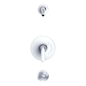 Gerber D500034LSBNTC Brushed Nickel Lemora Tub & Shower Trim Kit, Without Showerhead