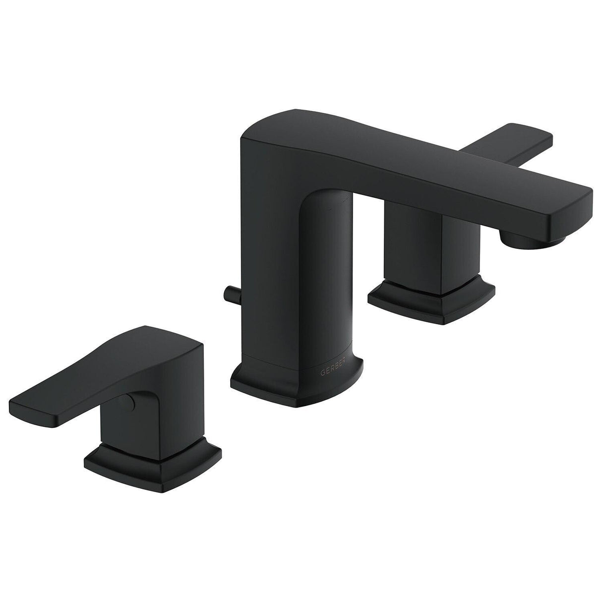 Gerber D304170BS Tribune Two Handle Widespread Bathroom Faucet - Satin Black