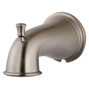 Quick Connect Tub Spout with Diverter in PVD Brushed Nickel