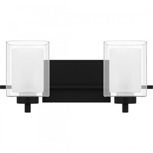 Quoizel KLT8902MBK Kolt Bath 2 lights matte black. Bath Light