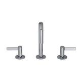 Gerber D303130BS Satin Black Amalfi Two Handle Widespread Lavatory Faucet