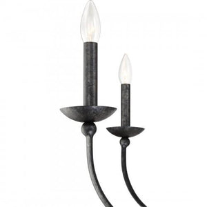 Quoizel CLL638OK Calligraphy Island 6 light old black Island Light