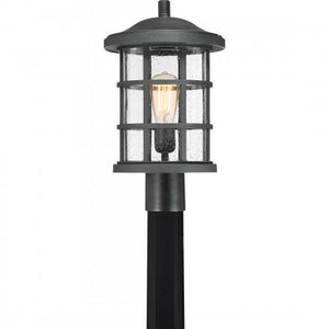 Quoizel CSE9010EK Crusade Outdoor post earth black Outdoor Lantern
