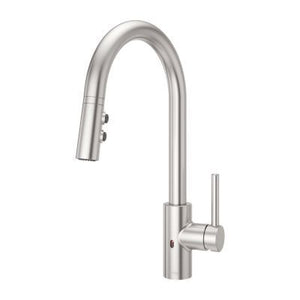 Stellen 1-Handle Electronic Pull-Down Kitchen Faucet in Stainless Steel