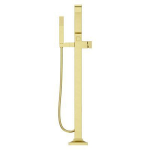 Pfister Brushed Gold Free-standing Tub Filler Without Handles LG6-1VRVBG