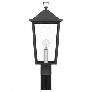 Quoizel STNL9009MB Stoneleigh Outdoor post 1 light mottled black Outdoor