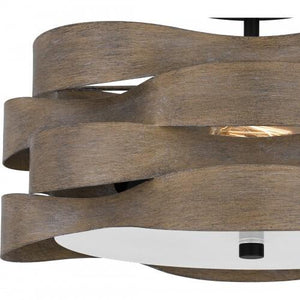 Quoizel APL1716MBK Appleton Semi flush 2 lights matte black. Semi-Flush Mount