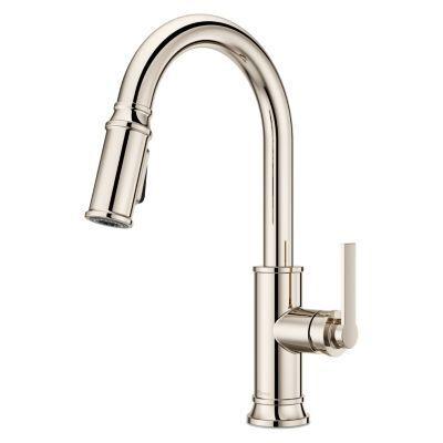 Pfister Polished Nickel 1-handle Pull-down Kitchen Faucet