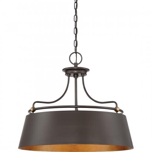 Quoizel FV2824WT Fairview Pendant western bronze 4lts Pendant