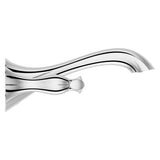 Rhen Wallmount Widespread Lavatory Faucet in Polished Chrome