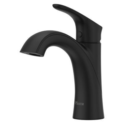 Pfister Matte Black Single Control Bathroom Faucet LG42-WR0B