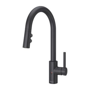 Stellen 1-Handle Electronic Pull-Down Kitchen Faucet in Black