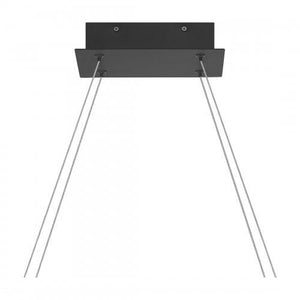 Quoizel PCNEW136MBK Newman Linear chandelier  led matte black Island Light