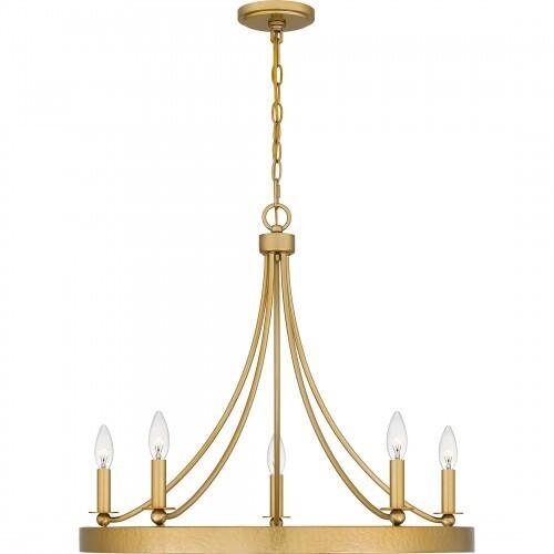 Quoizel APN5026LG Aspyn Chandelier 5 lights light gold Chandelier