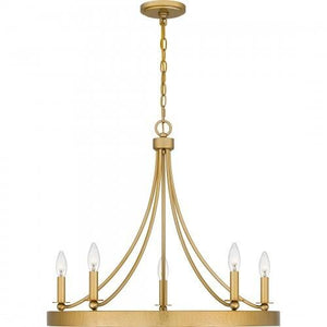 Quoizel APN5026LG Aspyn Chandelier 5 lights light gold Chandelier