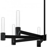 Quoizel PCADR5030MBK Adler Chandelier 8 lights matte black. Chandelier