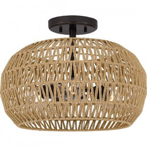 Quoizel QSF4034PN Quoizel Semi-Flush Mount Semi flush 3 lights palladian bronze Semi-Flush Mount