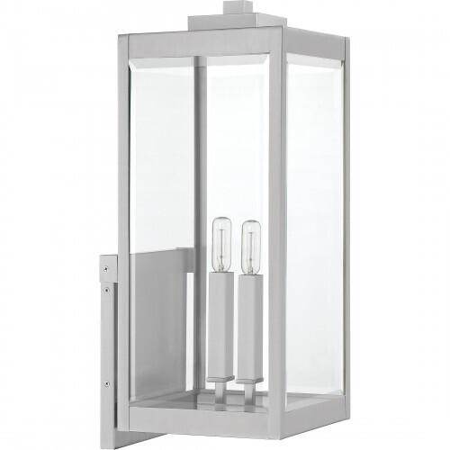 Quoizel WVR8409SS Westover Outdoor wall 2 light stainless steel Outdoor