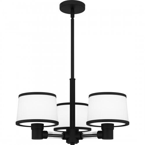 Quoizel KYL2822MBK Kylen Chandelier 3 lights matte black Pendant