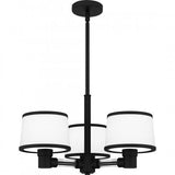 Quoizel KYL2822MBK Kylen Chandelier 3 lights matte black Pendant