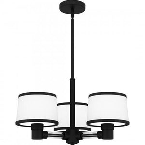 Quoizel KYL2822MBK Kylen Chandelier 3 lights matte black Pendant