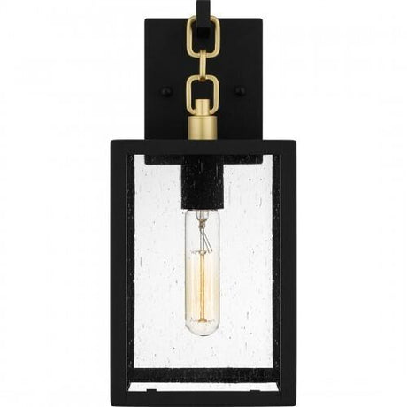 Quoizel ANC8406MBK Anchorage Outdoor wall 1 light matte black. Outdoor Lantern