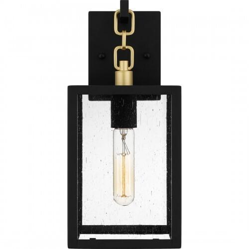 Quoizel ANC8406MBK Anchorage Outdoor wall 1 light matte black. Outdoor Lantern