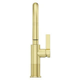 Pfister Brushed Gold 1-handle Pull-down Bar/prep Kitchen Faucet