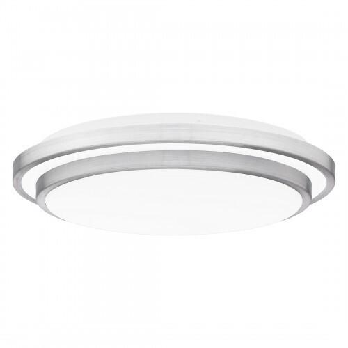 Quoizel IVG1616BRA Irving Flushmount led brushed aluminum Semi-Flush Mount